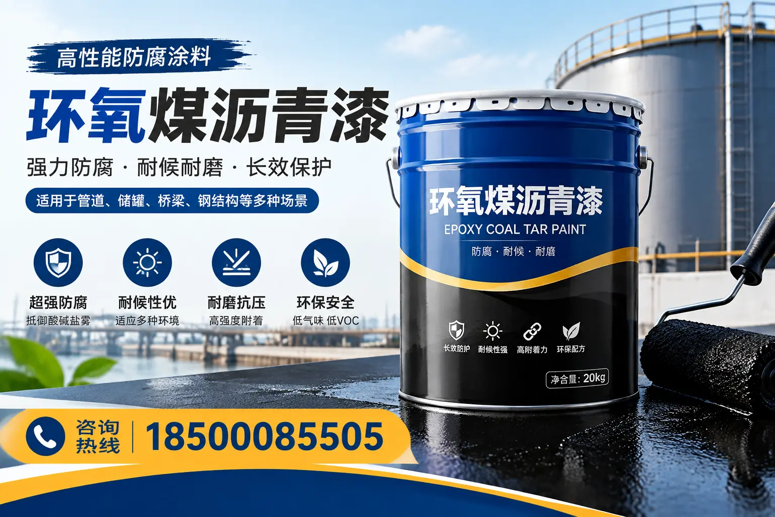 环氧煤沥青漆的施工步骤详解,雅安装修必备知识
